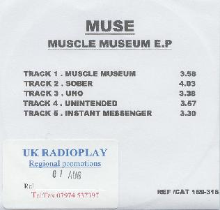 British Muscle Museum EP promo CDR (front)